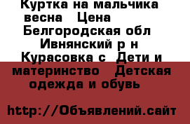 Куртка на мальчика, весна › Цена ­ 1 000 - Белгородская обл., Ивнянский р-н, Курасовка с. Дети и материнство » Детская одежда и обувь   